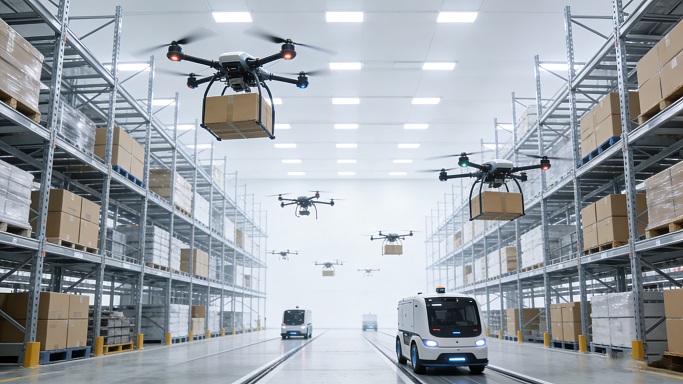 倉(cāng)庫(kù)無(wú)人化時(shí)代來(lái)了，RFID無(wú)人機(jī)盤(pán)點(diǎn)正在成為標(biāo)配